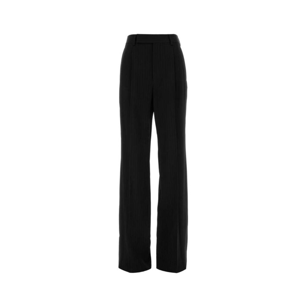 Saint Laurent Women Embroidered Crepe Pant